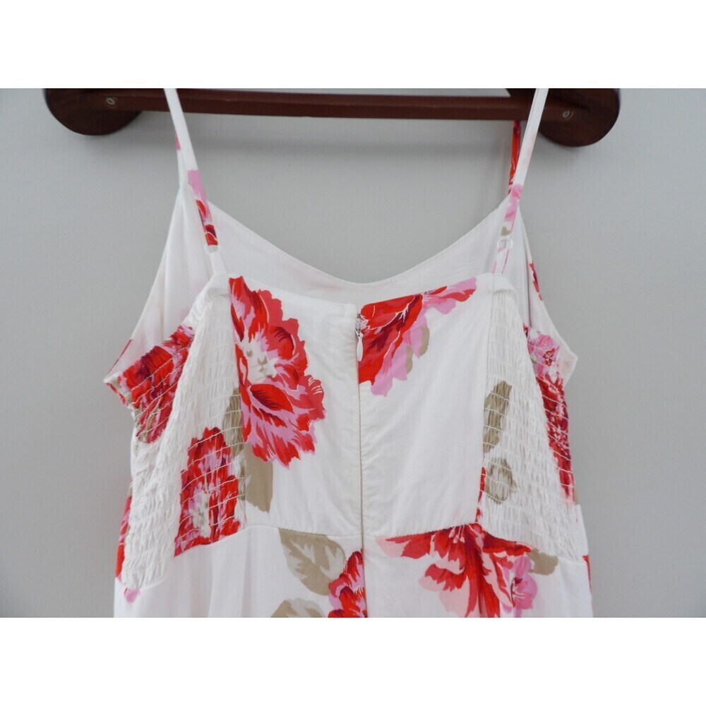Old Navy Floral Midi Spaghetti Strap A Line Dress | Medium - Picture 3 of 12